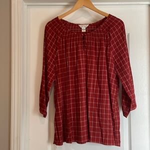 Christopher and Banks 3/4 Sleeve Blouse.